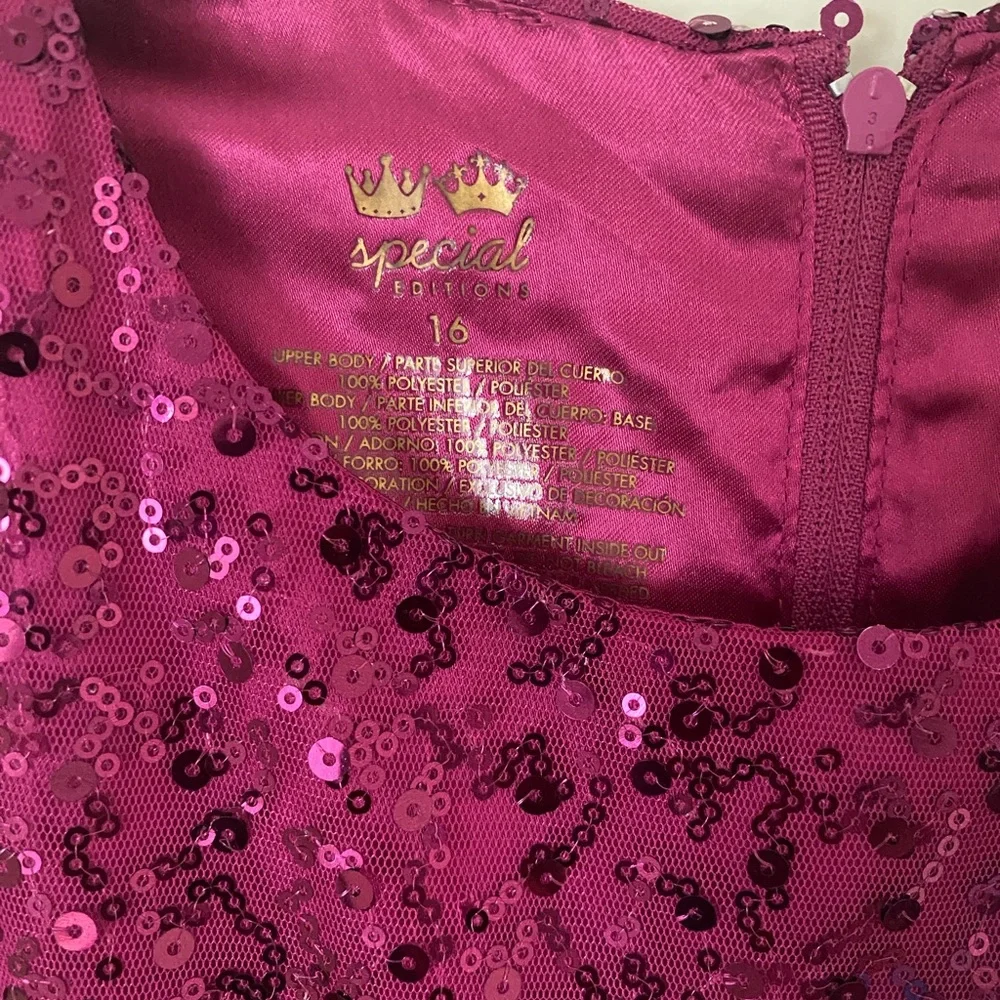 SPECIAL EDITIONS - BURGUNDY DRESS